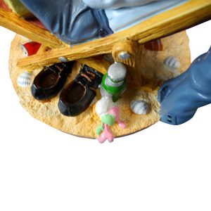 Businessman on the beach