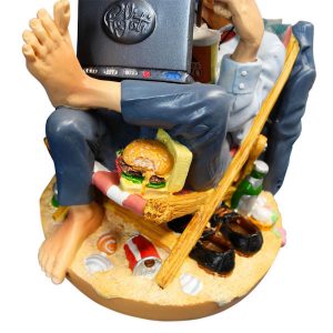 Businessman on the beach