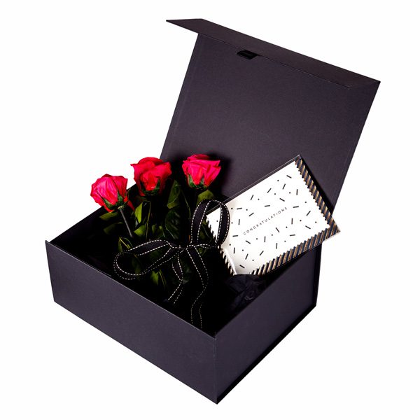 Rose jewelry with a card