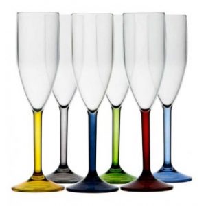 Champagne glasses 6 pcs. PARTY collection