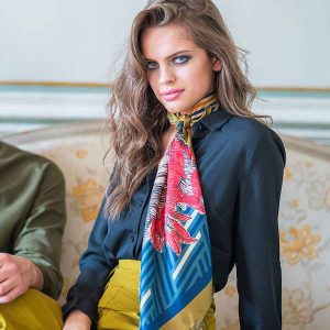 Silk scarf MARIE