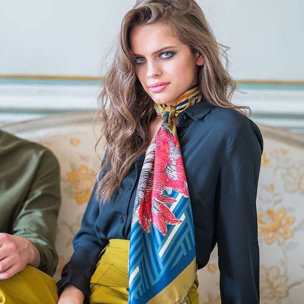 Silk scarf MARIE