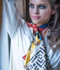 THE TIGERMOBIL silk scarf