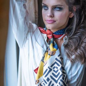 THE TIGERMOBIL silk scarf