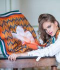 The PHONOFLOWER silk scarf