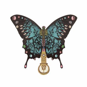 Дизайнерски поздравителни картички Cristian Lacroix - butterfly-dark