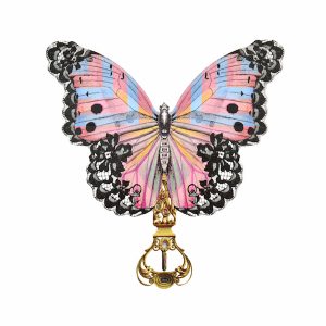 Дизайнерски поздравителни картички Cristian Lacroix - butterfly-delicate