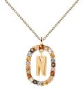 Ladies necklace PD PAOLA letter "N"