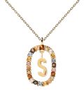 Ladies necklace PD PAOLA letter "S"