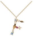 Ladies necklace PD PAOLA letter "F"