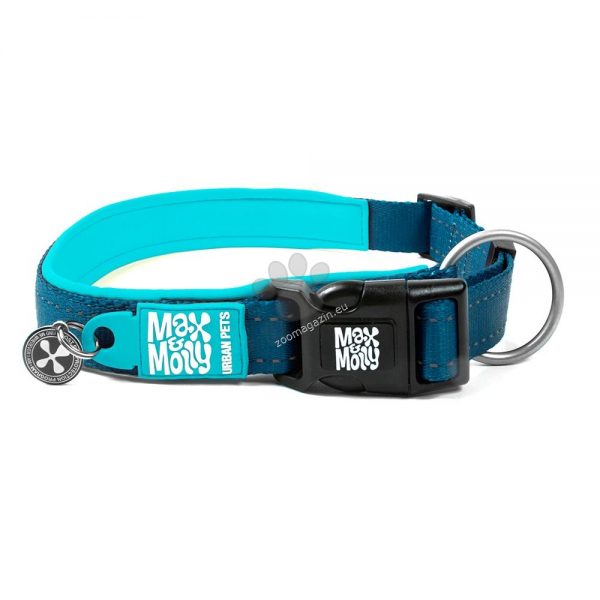 Max & Molly collar Blue