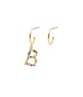 Ladies earrings PD PAOLA letter "B"