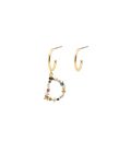 Ladies earrings PD PAOLA letter "D"