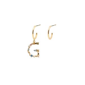 Ladies earrings PD PAOLA letter "G"