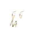 Ladies earrings PD PAOLA letter "M"