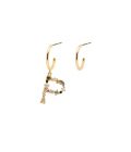 Ladies earrings PD PAOLA letter "P"