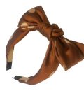 Tiara with a pattern Pois cognac