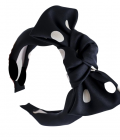 Tiara with Pois pattern black