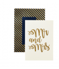 MR & MRS CARD
