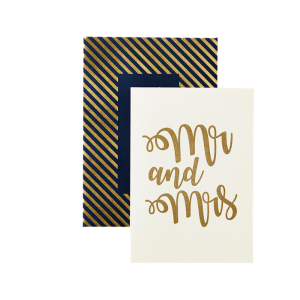 MR & MRS CARD