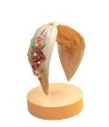 Tiara with floral applique