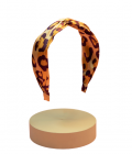 Tiara with a leopard pattern