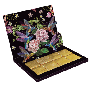 Hummingbird 3D card with milk chocolate Deliska