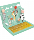 Flying Animals 3D Card with Deliska Milk Chocolate