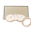 Set of silk in champagne color