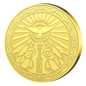 Medal "Holy Mother of God, Tenderness", with massive gold plating