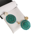 Earrings Mini Espagnola - Emerald Green