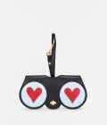 Black Red Glasses Case