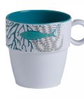 COASTAL coffee cups