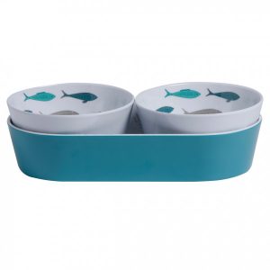 Bowls with tray COASTAL