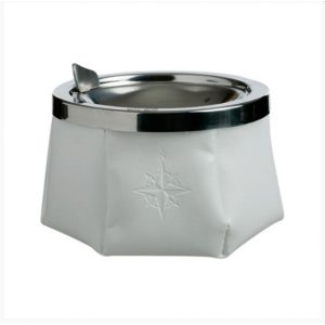 Ashtray with lid White