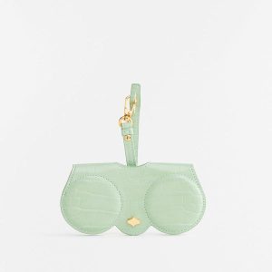 Croco Mint spectacle case