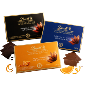 Lindt Swiss Thins – Фини шоколадови плочки