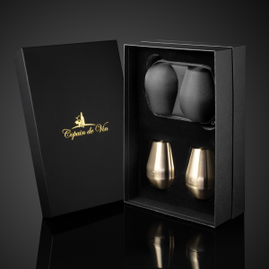 VinVoyage Double Pack – преносим комплект кристални чаши за вино